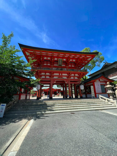 １０ヶ月でも問題なし　生田神社でお宮参り